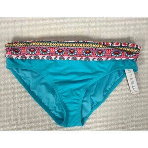 Into the Bleu by Amerex Swim Suit Bottom Women Size 12 Blue New w Tags Floral